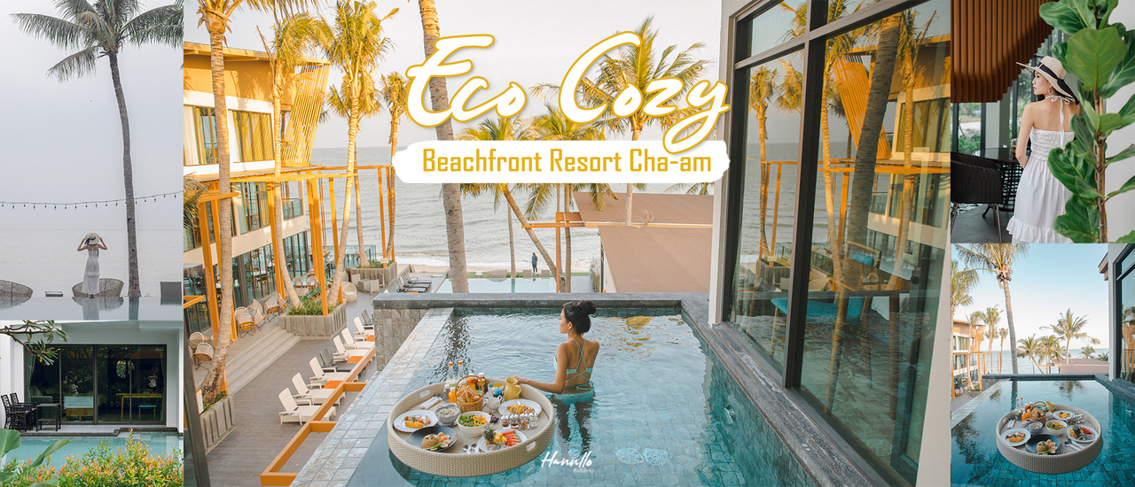 cover Eco Cozy Beachfront Resort ที่พักเปิดใหม่ติดชายหาดชะอำ นอน Pool Villa ถ่ายรูปสุดปังกับ Floating Brunch