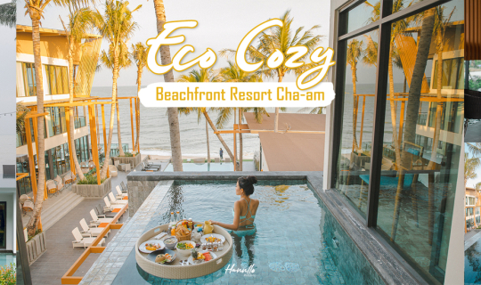 cover Eco Cozy Beachfront Resort ที่พักเปิดใหม่ติดชายหาดชะอำ นอน Pool Villa ถ่ายรูปสุดปังกับ  Floating Brunch