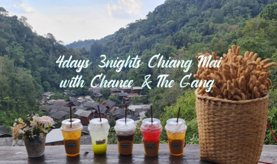cover 4 Days 3 Nights Chiang Mai with Chanee & The Gang