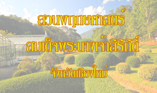Cover สวนพฤกษศาสตร์สมเด็จพระนางเจ้าสิริกิติ์@เชียงใหม่...
