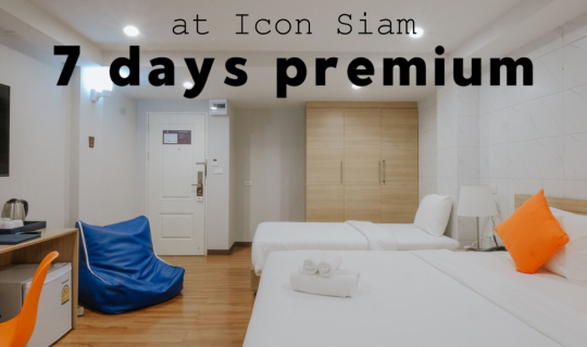 Cover เที่ยววงเวียนใหญ่ พักกับ 7 Days Premium at Iconsiam Station...