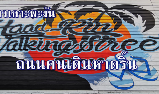 cover เที่ยวเกาะพะงัน...ถนนคนเดินหาดริ้น (Haad Rin Walking Street)