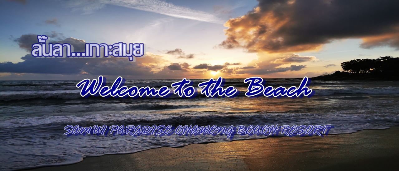 cover ลั๊นลา...เกาะสมุย Welcome to the Beach อร่อยที่ห้องอาหาร พาราไดร์ซ:: SAMUI PARADISE CHAWENG BEACH RESORT & SPA