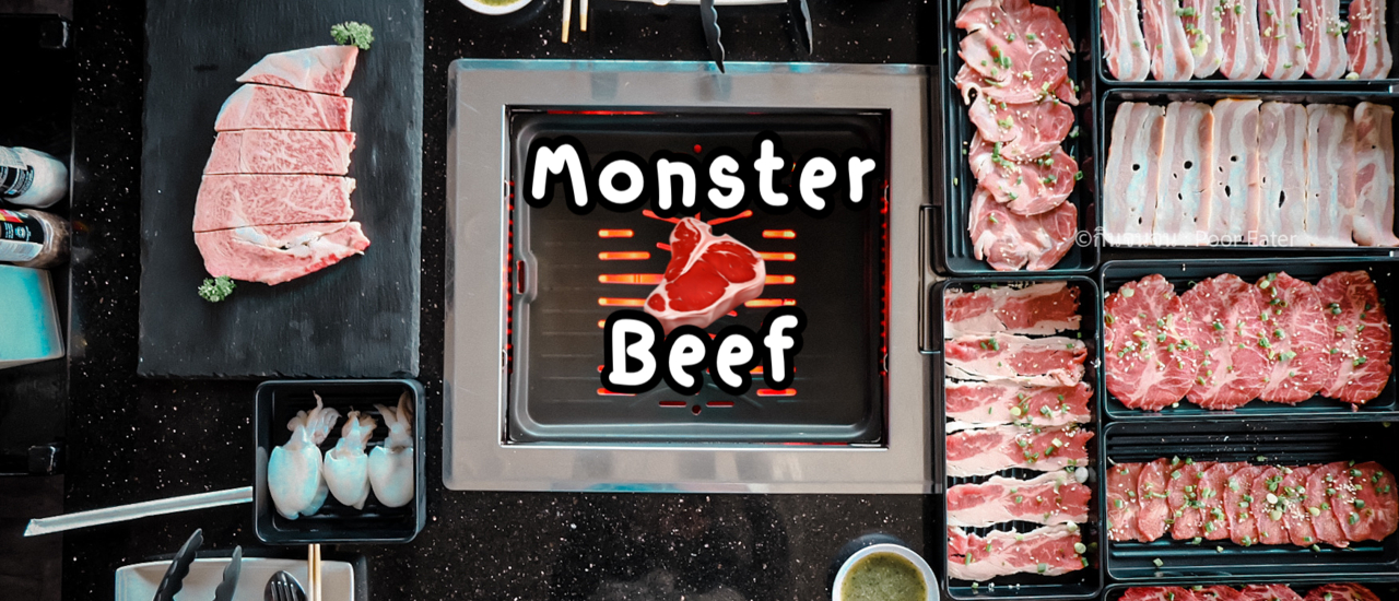 cover 𝗠𝗼𝗻𝘀𝘁𝗲𝗿 𝗕𝗲𝗲𝗳  บุฟเฟต์เนื้อคาโกชิม่าวากิว 𝗔𝟱 🥩