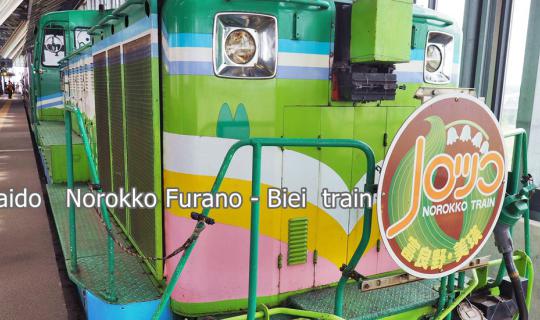 cover ผมไม่ได้นั่งรถไฟไปเที่ยว  แต่ผมไปเที่ยวเพื่อให้ได้นั่งรถไฟ  +JR Furano-biei Norokko train  +++