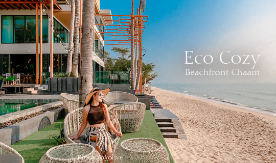 cover Eco Cozy Beachfront Chaam ที่พักติดทะเลในราคาสุดว้าว