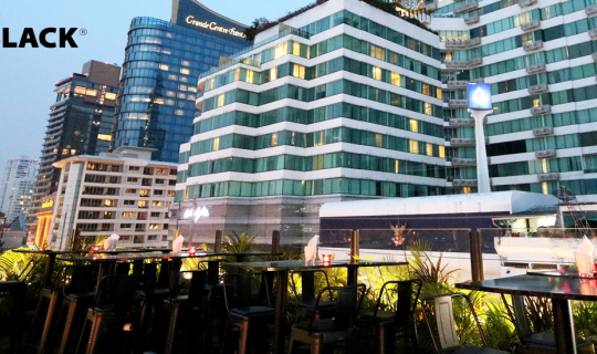 cover บุฟเฟ่ต์กินดื่มไม่อั้น 3 ชั่วโมงที่ดาดฟ้าสวยๆใจกลางทองหล่อที่ CLUBBLACK THONGLOR @ ทองหล่อ 7