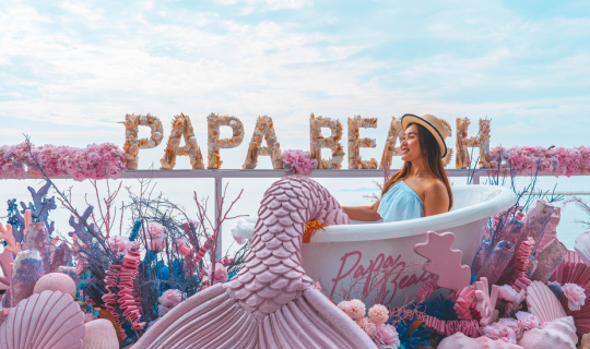 cover รีวิว Papa Beach Pattaya คาเฟ่สุดชิคในพัทยา มุมถ่ายรูปเพียบ