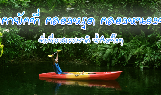 Cover พายคายัค ที่คลองหรูด หนองทะเล กระบี่ ที่เที่ยวธรรมชาติน้ำใสปิ๊ง...