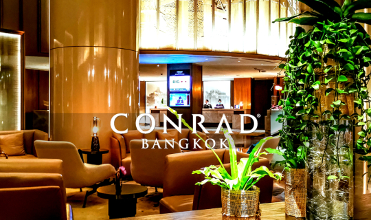 cover Conrad Bangkok : หรูหรา 5 ดาวใจกลางกรุงเทพฯ