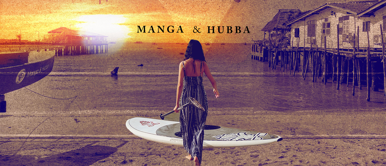 cover Manga & Hubba คาเฟ่ริมทะเล บางเสร่ บรรยากาศชาวเล