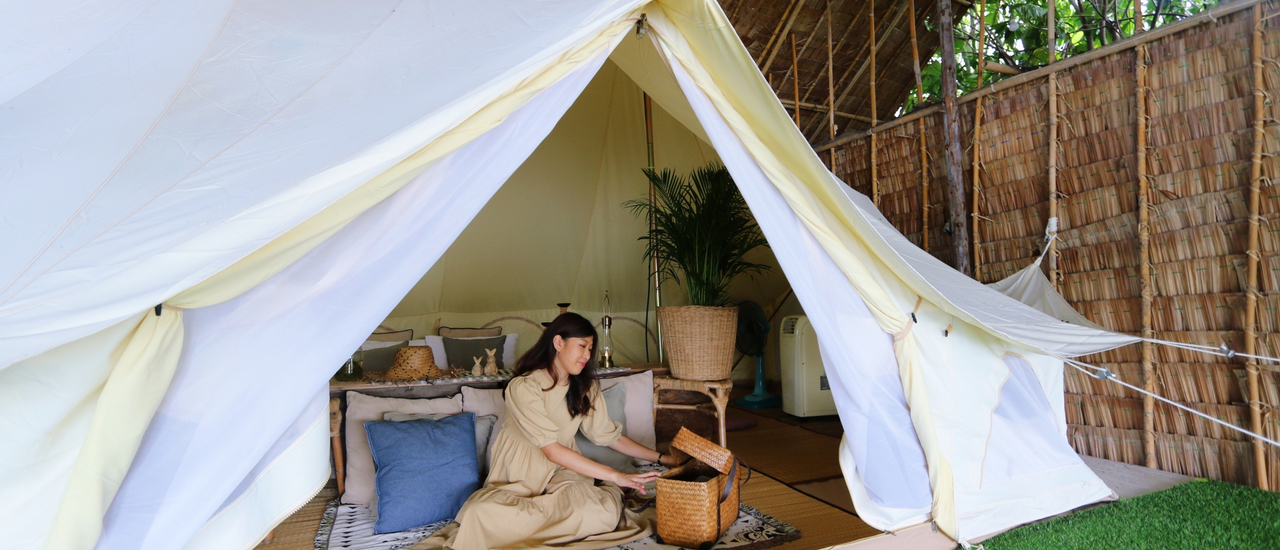 cover นอนในกระโจมสุดชิค แบบส่วนตั๊วส่วนตัว ที่ Jumtla Campiness จ.นครปฐม | BLISS OUT THERE