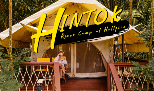 cover Hintok river camp at hellfire พาน้องมาลองแคมป์