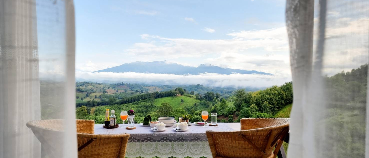 cover ที่พักน่าน อัปเดต 2023/2566 เดอะวิว at กิ่วม่วง หลีกหนีความวุ่นวาย นอนแช่อ่างดูดาว ใกล้ชิดทะเลหมอก