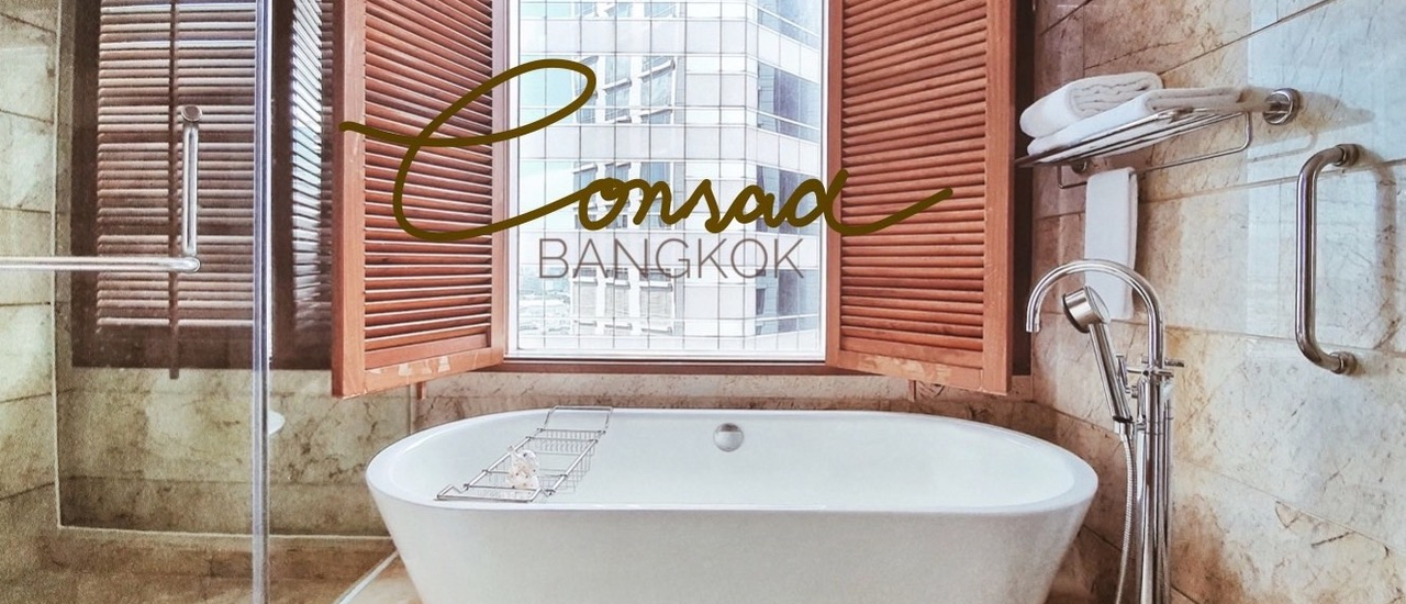 cover รีวิว Conrad Bangkok นอนพักผ่อนแบบสบายๆใจกลางเมืองที่ "เพลินจิต"
