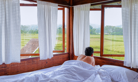 cover ไปนอนบ้านไม้ ชมทุ่งนา กินพิซซ่าโฮมเมด ที่น่านแบบเนิบๆกัน🌾🌾 @นาตาทา Cafe' & Farm Stay