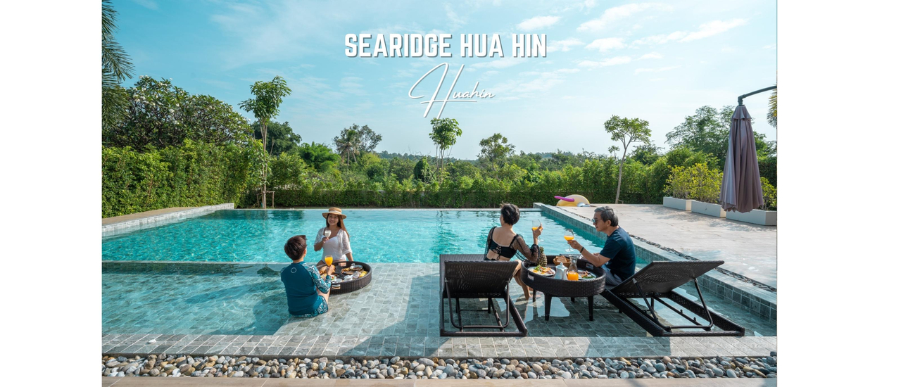 cover รีวิว พูลวิลล่าหัวหิน บ้านอุ่นใจพูลวิลล่า และบ้านรักทะเลพูลวิลล่า โดย " SEARIDGE HUAHIN "