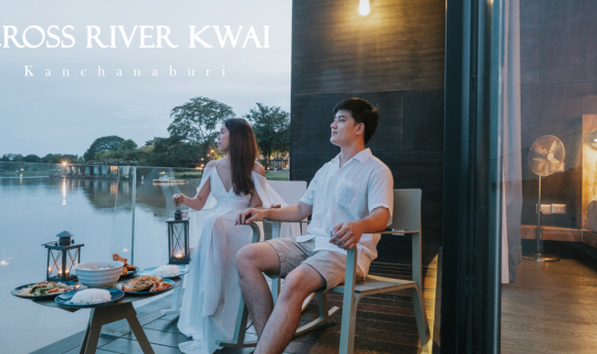 cover รีวิว Cross River Kwai นอนแพหรูวิวแม่น้ำแคว