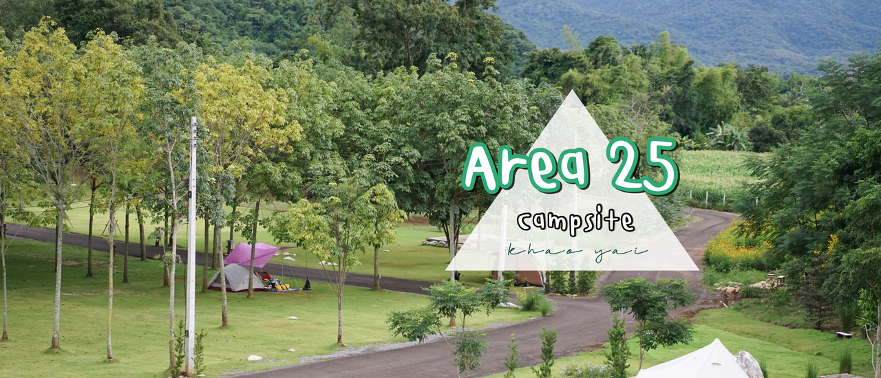 cover ลานกางเต็นท์สุดฮิตของคนรักสงบ Area 25 campsite khao yai | ปากช่อง เขาใหญ่