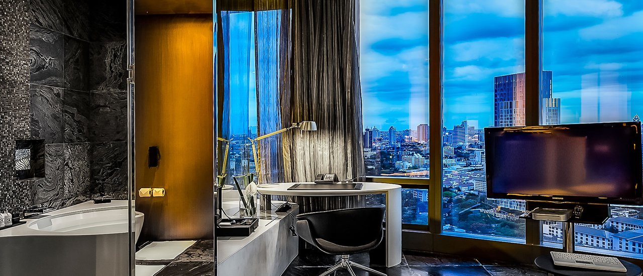 cover ::: SO/ Sofitel Bangkok กับ Club Signature เลานจ์ ห้องพัก SO Lofty รูปแบบ Water Element