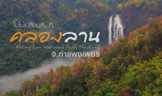 cover เสน่ห์ฤดูแล้งกับใบไม้เปลี่ยนสีที่ "น้ำตกคลองลาน"