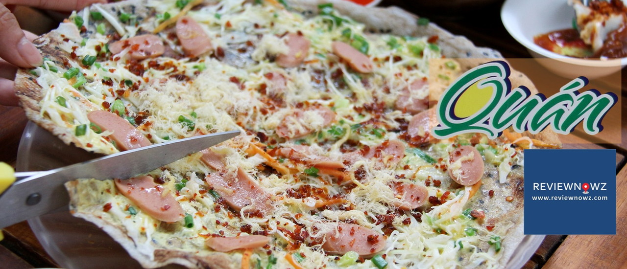 cover ชิมพิซซ่าเวียดนามเจ้าดังของเมืองดานังที่ Quán Bánh tráng Phan Rang @ Đà Nẵng, Vietnam