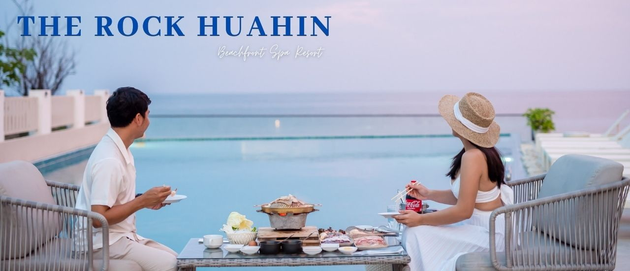 cover นอนพลูวิลล่า กินหมูกระทะไฮโซ ชมวิว ริมชายหาดหัวหิน กันที่ The Rock HuaHin Beachfront Spa Resort