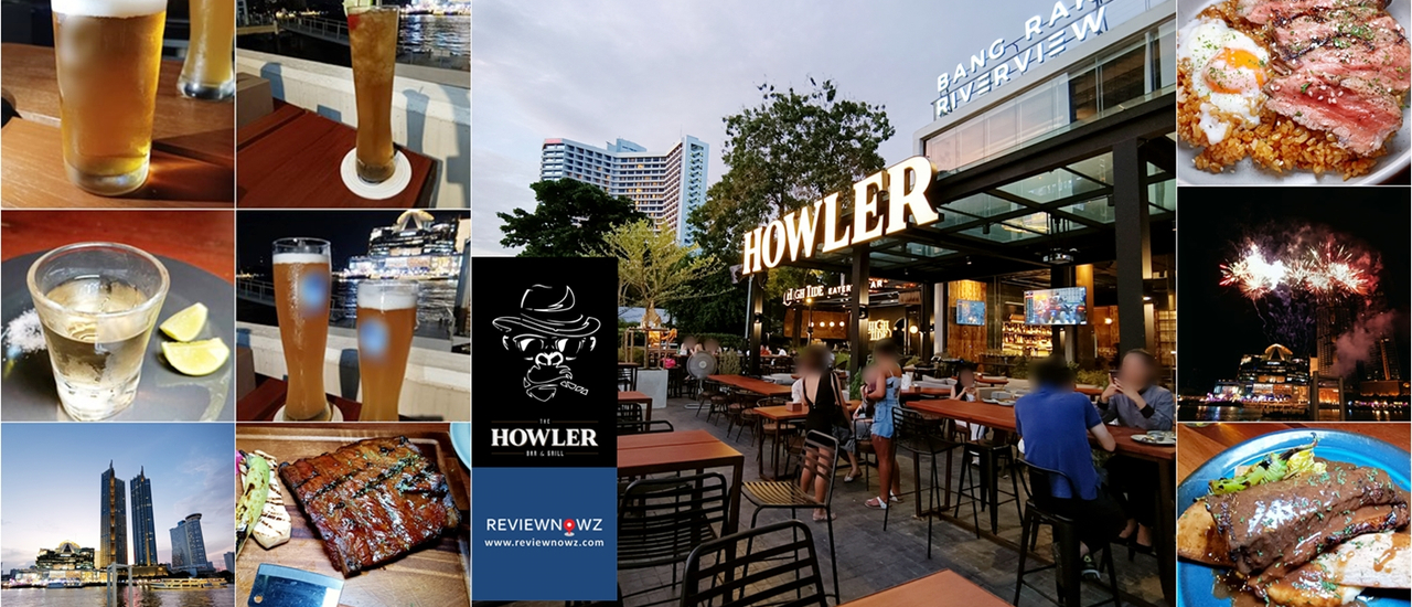 cover Sports Bar ริมแม่น้ำเจ้าพระยา กินดื่ม ฟังดนตรีสด ชมกีฬาที่ Howler Bar & Grill @ CAT Tower Pier 72