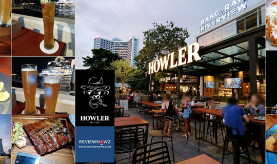 cover Sports Bar ริมแม่น้ำเจ้าพระยา กินดื่ม ฟังดนตรีสด ชมกีฬาที่ Howler Bar & Grill @ CAT Tower Pier 72