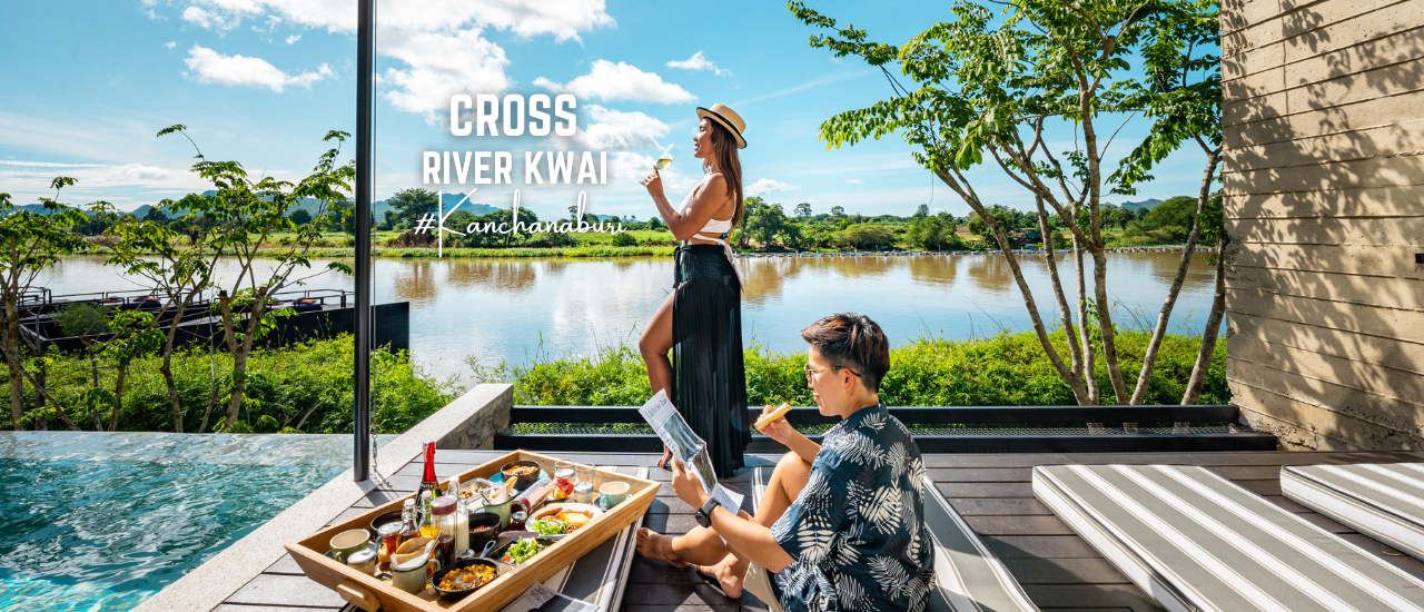 cover รีวิว พูลวิลล่าเปิดใหม่ Fallingwater Pool Villa ของ Cross River Kwai Resort  สุดชิลล์ ริมแม่น้ำแคว กาญจนบุรี