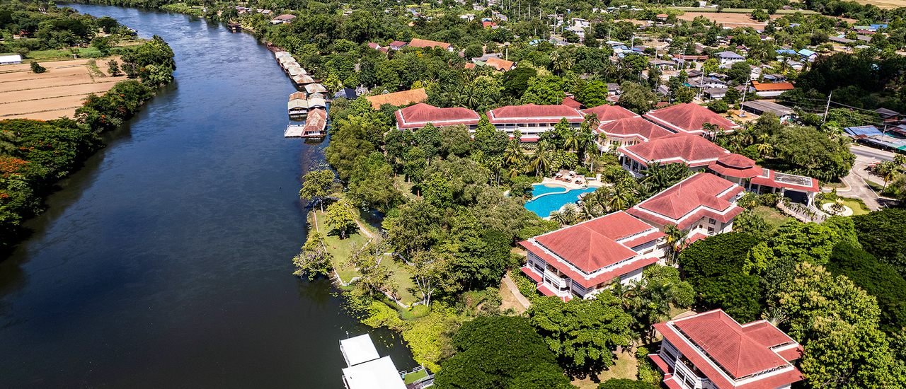 cover Dheva Mantra Resort เทวมันตร์ทรารีสอร์ท กาญจนบุรี สวยงามคลาสสิคริมแม่น้ำแคว 💙🌿🐞🦋