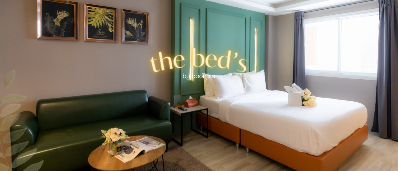 cover The Bed’s By Boonjira ที่พักราคาถูกย่านนิคมอมตะ ห้องพักน่ารัก แถมตรงนี้โลเคชั่นดีมากๆ