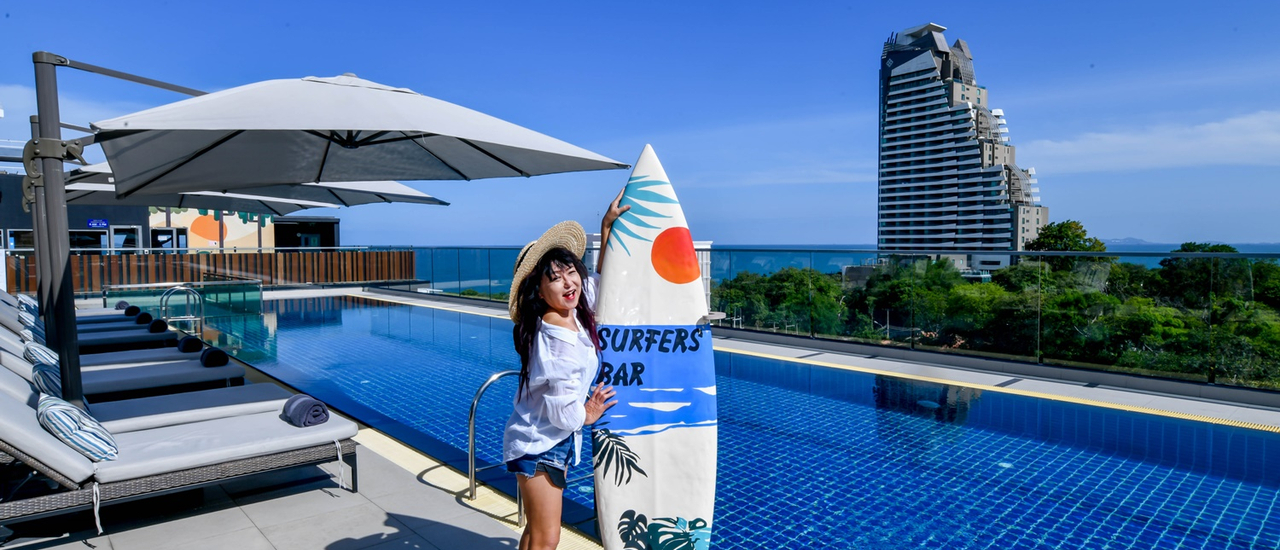 cover ..รีวิว โรงแรม คอร์ทยาร์ด บาย แมริออท พัทยาเหนือ Courtyard By Marriott North Pattaya เปิดใหม่กิ๊ก กับ แม่ประนอม จ้า
