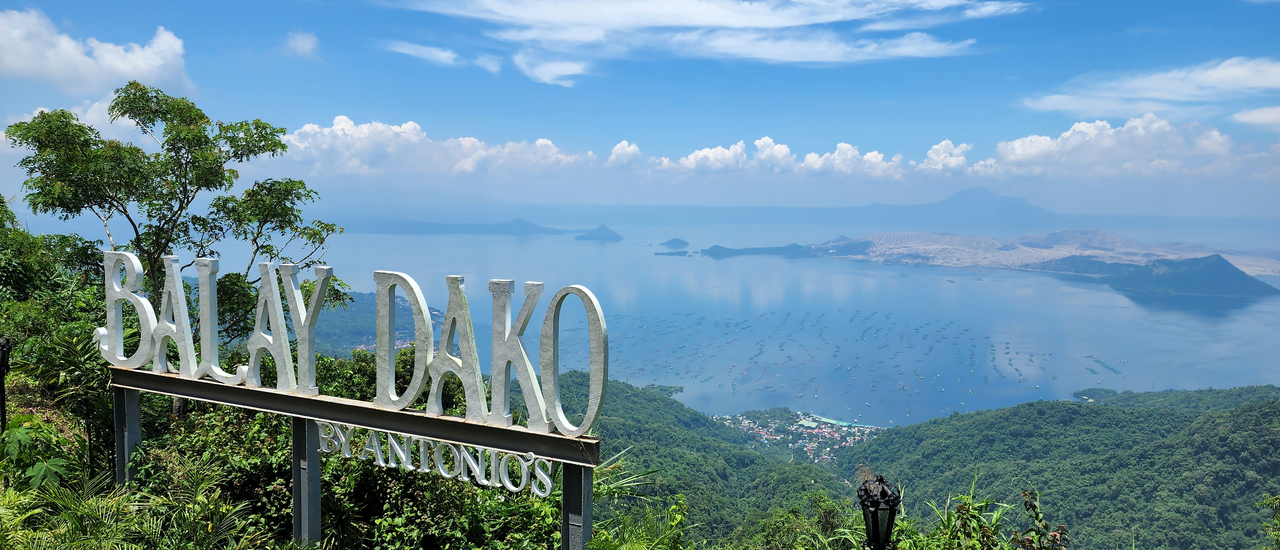 cover กินข้าว พร้อมชมวิวภูเขาไฟTaal🌋 บนความสูง700เมตร @ Balay Dako Restaurant ประเทศ Philippines