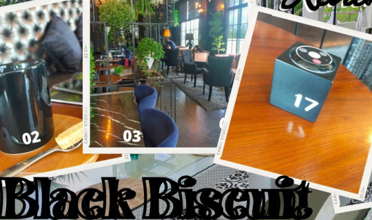 Cover Black biscuit cafe ร้านกาแฟของ(ผู้เข้าแข่งขัน) มาสเตอร์เชฟไทยแลนด์...