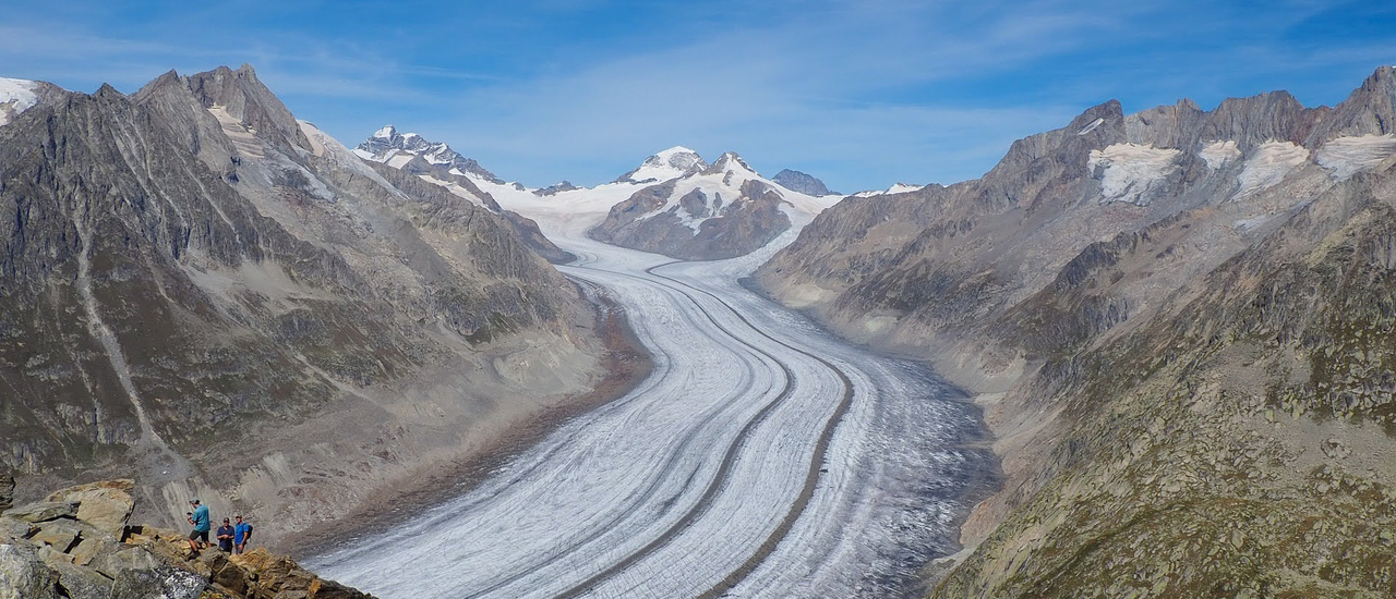 cover Aletsch Glacier ธารน้ำแข็งแห่งเทือกเขา Alps