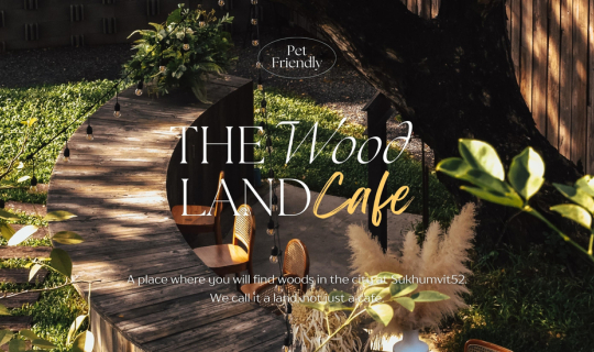 Cover คาเฟ่สุดอบอุ่นบรรยากาศเหมือนอยู่ในสวนที่มีธรรมชาติล้อมรอบ  ใจกลางเมื...