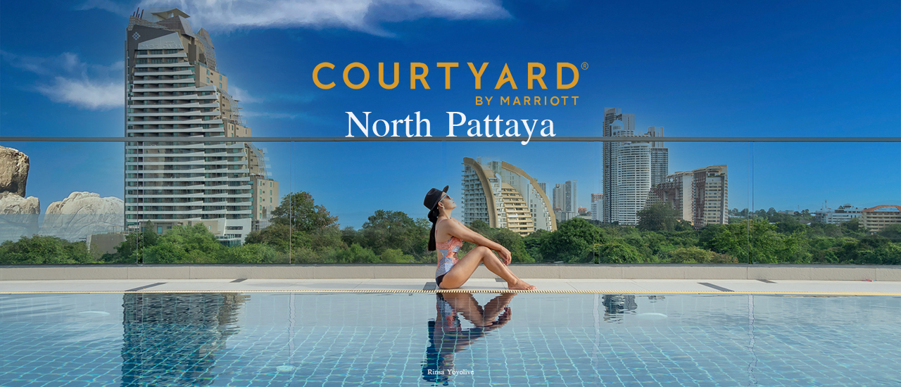 cover Courtyard by Marriott North Pattaya ห้องพักสวย rooffop pool เปิด 24 ชม.