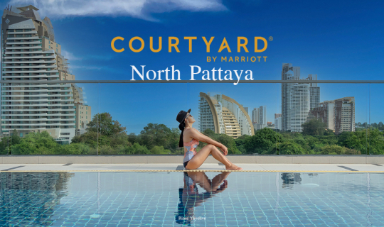 Cover Courtyard by Marriott North Pattaya ห้องพักสวย rooffop pool เปิด 24 ...
