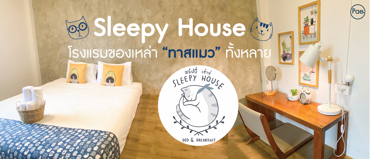 cover โรงแรมสำหรับเหล่า "ทาสแมว" Sleepy House Bed & Breakfast , เชียงราย