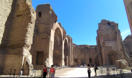 Cover ทริปหลงเดี่ยว 22 วัน@ยุโรป ตอนที่ 2 Bath of Caracalla  โรงอาบน้ำโรมั...