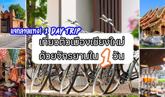 Cover แจกลายแทง! 1 Day Trip เที่ยวตัวเมืองเชียงใหม่ด้วยจักรยานใน 1 วัน...