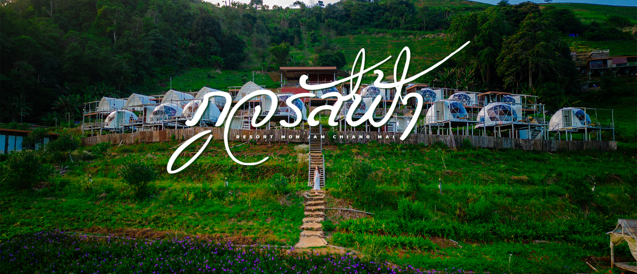 cover ภูจรัสฟ้า ม่อนแจ่ม ที่พักสไตล์โดมและสวนดอกไม้