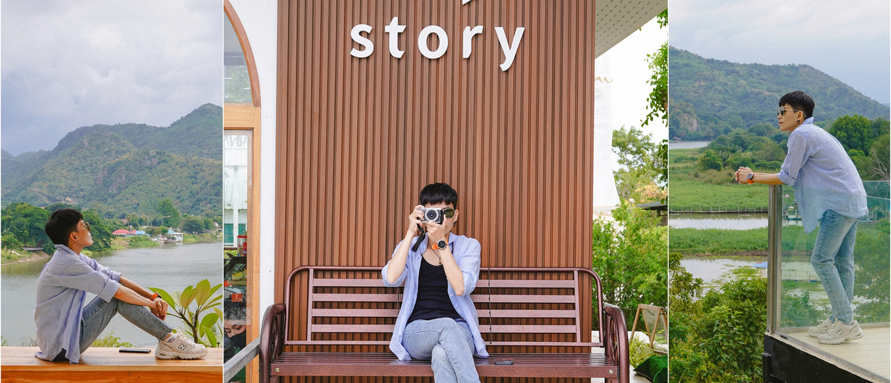 cover (รีวิวคาเฟ่) W Story Cafe กาญจนบุรี กาแฟหลักร้อย วิวหลักล้านนนนน  โซคิ้วท์คูลเกาหลีเบาๆ