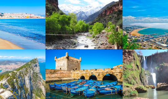 Cover Morocco Travel Guide: List of Day Trips you can Do in Morocco...