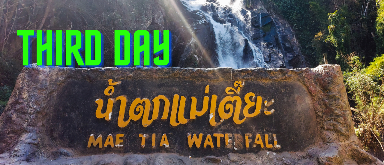 cover Backpack 30 วันกับแบงค์พัน 20 ใบ "ผาจูบกัน-น้ำตกแม่เตี๊ยะ-Cactus Hostel" Third Day