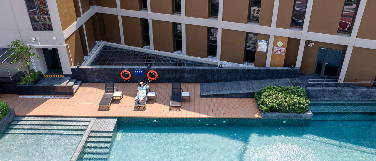 cover Somerset Harbourview Sri Racha โรงแรมวิวดีใจกลางศรีราชา 💙🎏🌴🌊