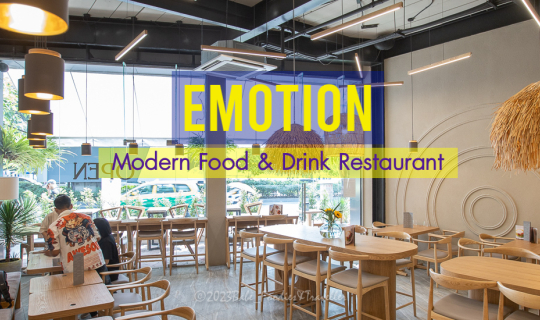 cover ร้านอาหารเปิดใหม่ ใจกลาง อโศก Emotion Modern food and drink Restaurant