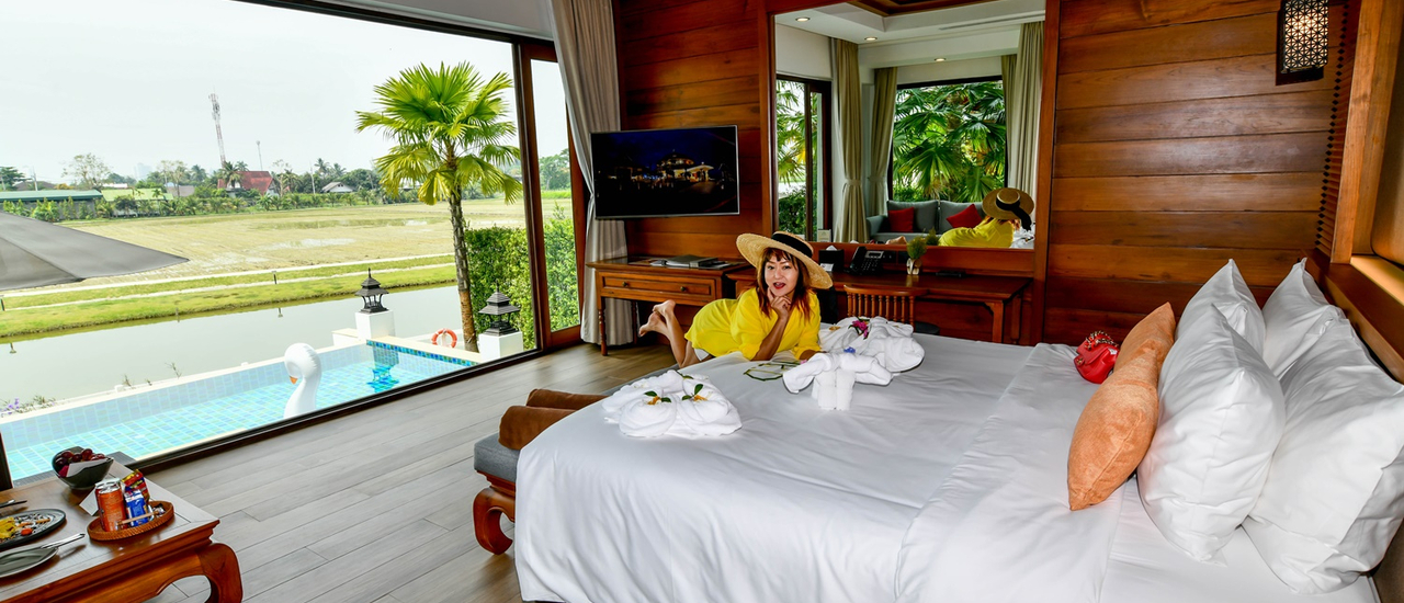 cover ...รีวิว โรงแรม ธัญญ์ธารา รีสอร์ท เชียงใหม่ Thantara Resort Chiangmai พูลวิลล่าสุดหรู กับแม่ประนอม จ้า