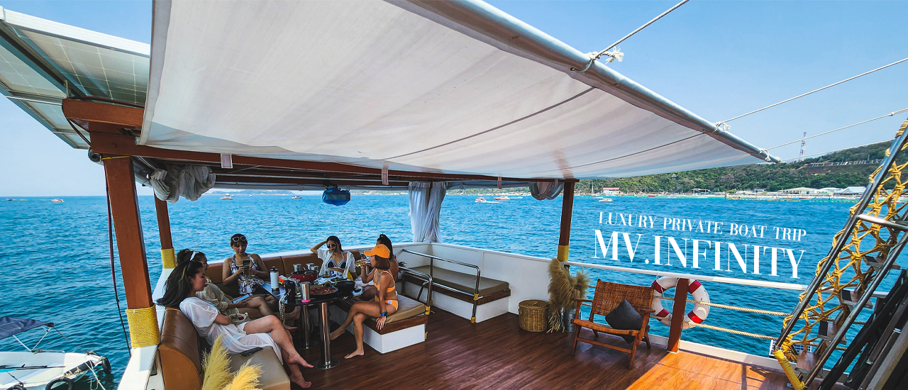 cover ล่องเรือ ใช้ชีวิตแบบ Luxury ที่พัทยา !